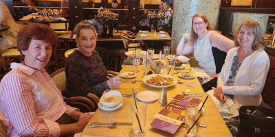 4 women table